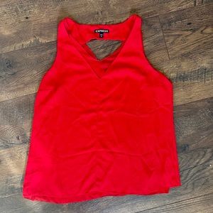 Red Express Tank Top